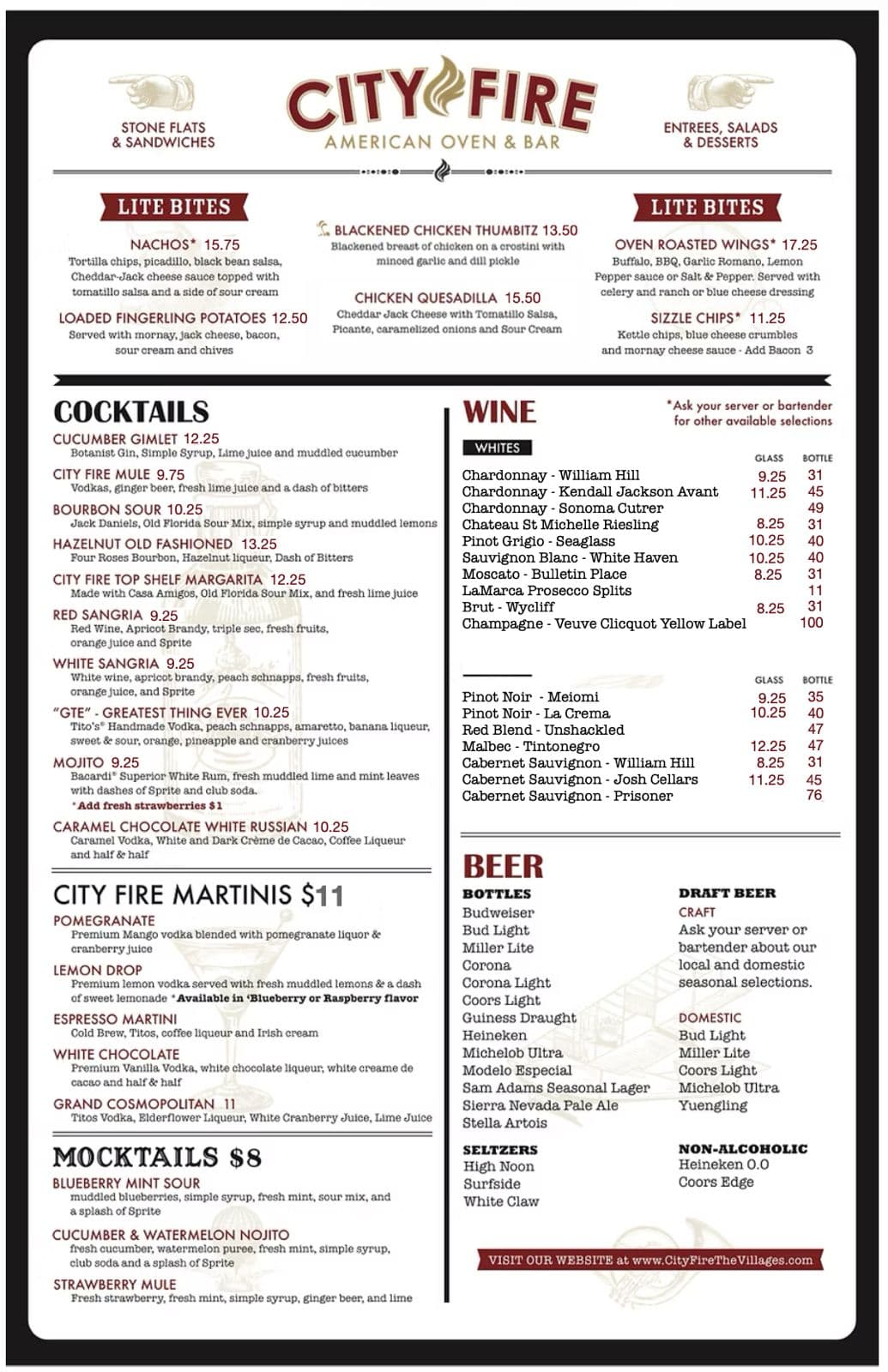 City Fire Drinks & Little Bites