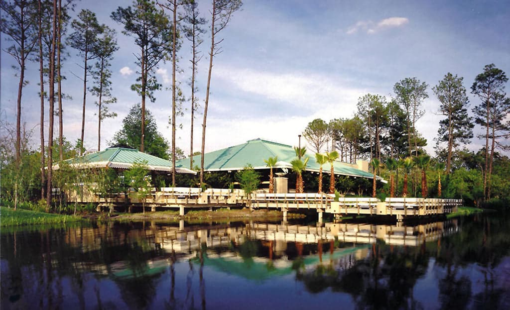 The original Pebbles restaurant on the water