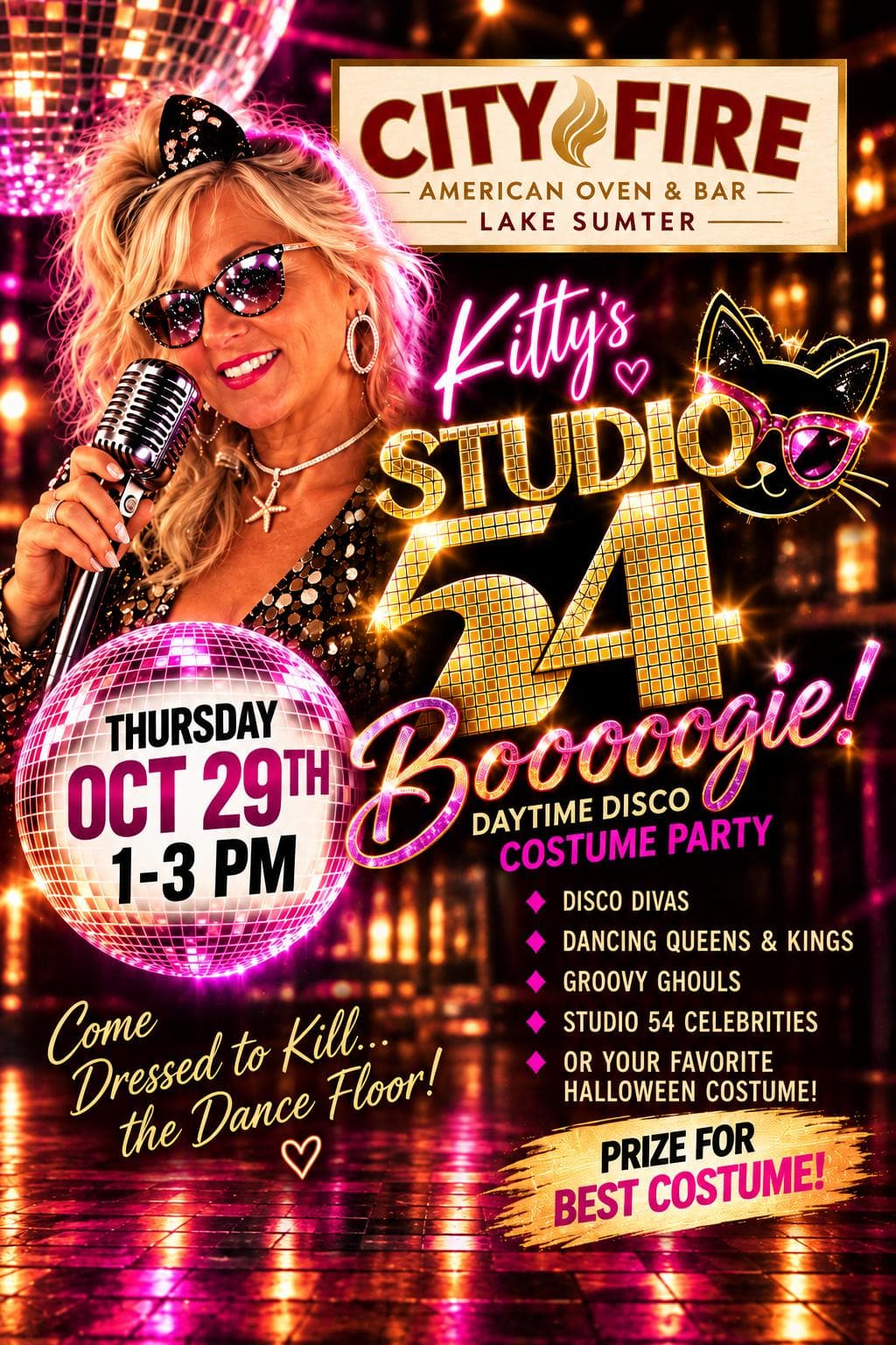 City Fire upcoming event flyer