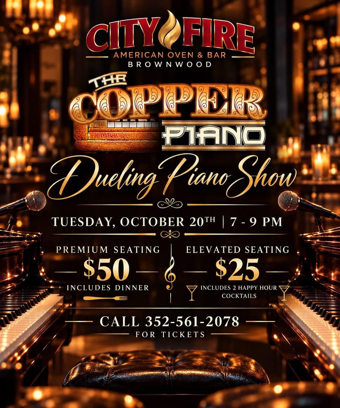 City Fire upcoming event flyer